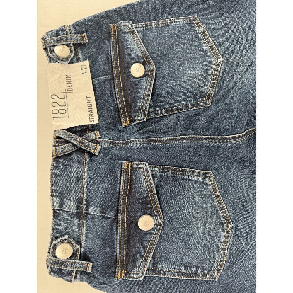 1822 Denim Jeans Women’s Size 4/27 Cargo Carpenter Double Knee Straight Fit​ - Picture 12 of 16